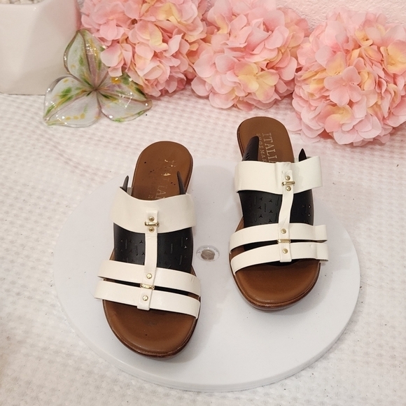 ITALIAN SHOEMAKERS Women's Clover Wedge Sandal Size 7 - Picture 7 of 9